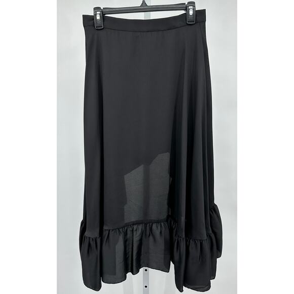 Sandro Ilona Asymetrical Ruffled Skirt with Jupe shorts‎ Large - Picture 5 of 9